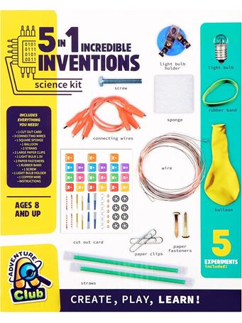 ANKER PLAY PRODUCTS - 5-in-1 Incredible Inventions Science Kit NO COLOR