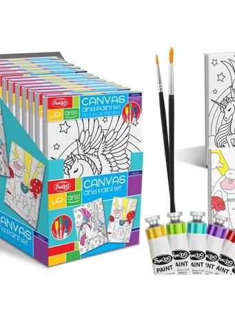 ANKER PLAY PRODUCTS - Junior Artist Canvas & Paint Set NO COLOR