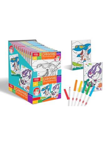 ANKER PLAY PRODUCTS - Junior Art Canvas and Markers NO COLOR