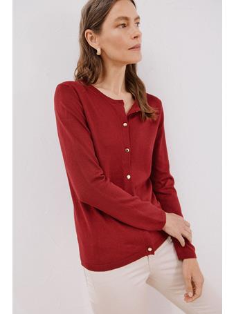 CORTEFIEL - Short-Sleeved Jersey MAROON