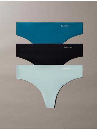 CALVIN KLEIN - Invisibles 3-Pack Thong ASST