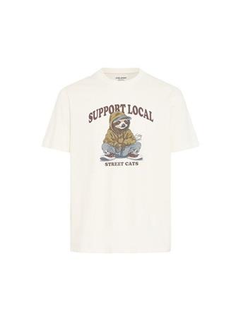 BLEND CLOTHING  - Cotton T-shirt Irving Funny Graphic THYME SLOTH