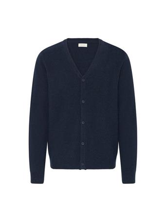 BLEND CLOTHING  - Wool and Nylon Cardigan BLACK BEAUTY