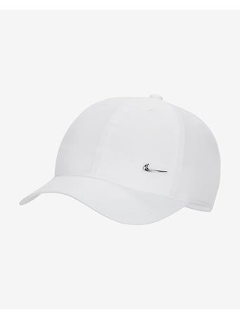 NIKE - Dri-FIT Club Kids' Unstructured Metal Swoosh Cap WHITE