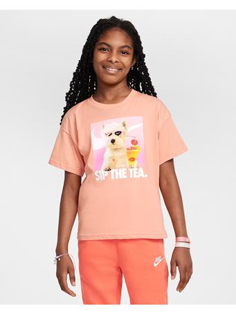 NIKE - Sportswear Older Kids' (Girls') T-Shirt APRICOT