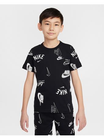 NIKE - Sportswear Big Kids' T-Shirt BLACK