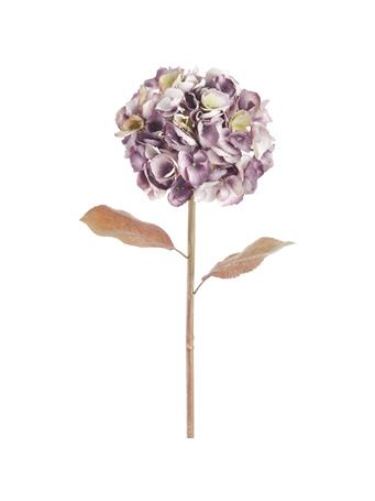 ALL STATE FLORAL - 28" Hydrangea Silk Flower Stem PURPLE