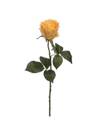 ALL STATE FLORAL - 22" Silk Large Rose Bud Flower Spray YELLOW