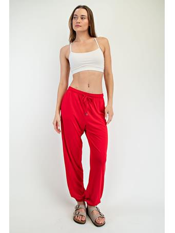 RAE MODE - Viscose Modal Jogger Pant RED