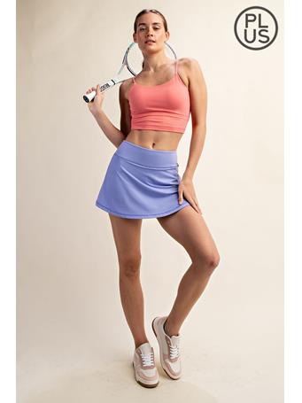 RAE MODE - Plus Size Butter Skort BLUE HYACINTH
