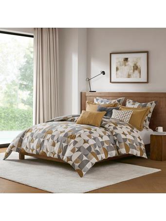 RAMALLAH TRADING CO - Aubrey Jacquard 9-Piece Comforter Set GOLD