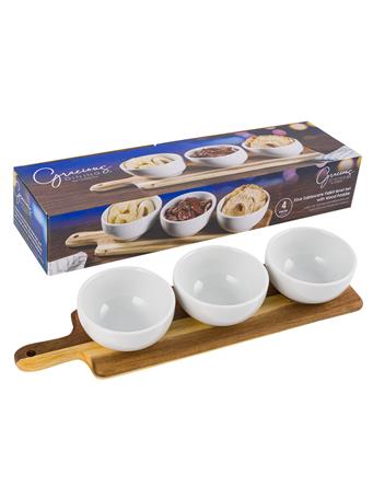 4 SEASONS GENERAL - Gibson Gracious Dining Fine Tableware Tidbit Bowl Set NO COLOUR