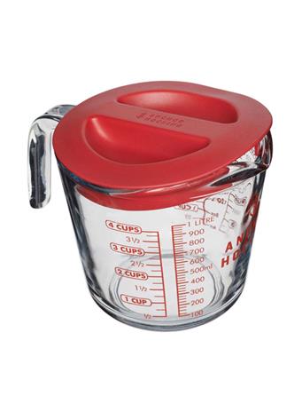ANCHOR HOCKLING GLASS - Glass Measuring Cup with Lid CLEAR