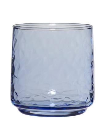 ANCHOR HOCKING - Brockhill Coastal Blue Rocks Old Fashioned Glasses (Set of 12) BLUE