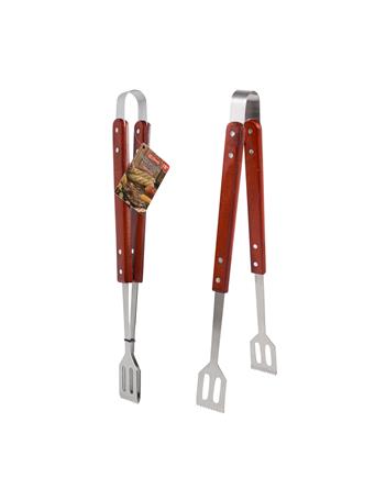 4 SEASONS GENERAL - Mr. Handy Stainless Steel BBQ Tongs STAINLESS STEEL
