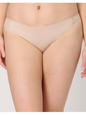 MAIDENFORM - Lace Back Tanga Underwear ALMOND