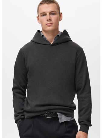 MANGO - Regular-fit Hoodie DK GREY