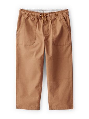 CARTERS - Drawstring Pull-On Pants BROWN