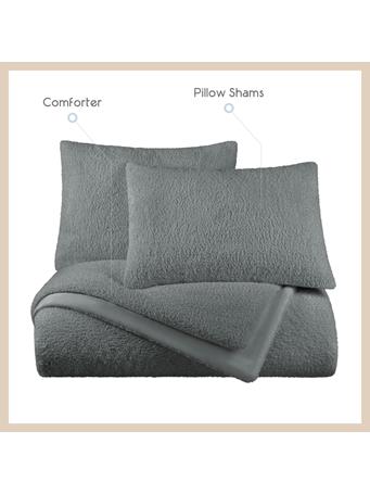 WESTPOINT HOME - Vellux Cloud Comforter Set WARM CHARCOAL