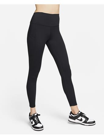 NIKE - One Women's High-Waisted 7/8 Leggings with Pockets BLACK