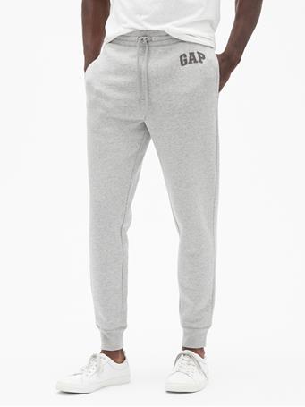 GAP - Gap Logo Fleece Joggers LIGHT HEATHER GREY B08