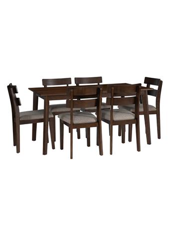LINON HOME PRODUCTS - Daly 7PC Dining Set BROWN