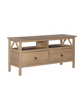 LINON HOME PRODUCTS - Titian Driftwood TV Stand DRIFTWOOD