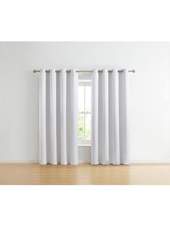 EVERDARK - Miami Room Darkening Grommet Curtain Panel - 52"x84" WHITE
