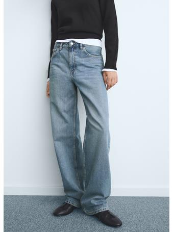 MANGO - Miami Medium-rise Straight-fit Jeans MEDIUM BLUE