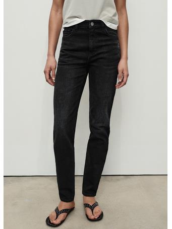MANGO - Newmom Comfort High-rise Jeans BLACK