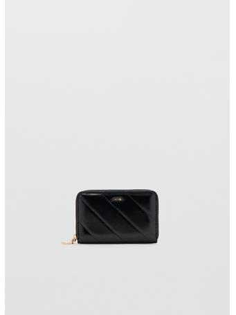MANGO - Medium Padded Wallet BLACK