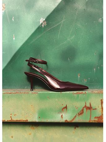 MANGO - Patent Heeled Shoes MEDIUM PURPLE