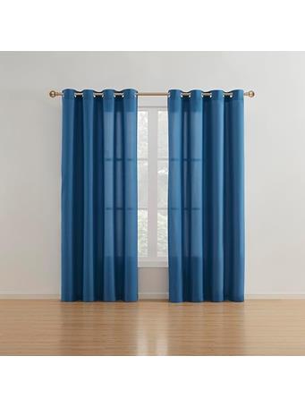 STYLEMASTER - Nancy Solid Grommet Panel - 55"x84" BLUE