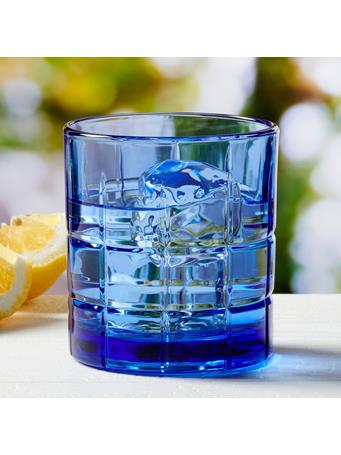 ANCHOR HOCKLING GLAS - Manchester Rocks Glass Set BLUE