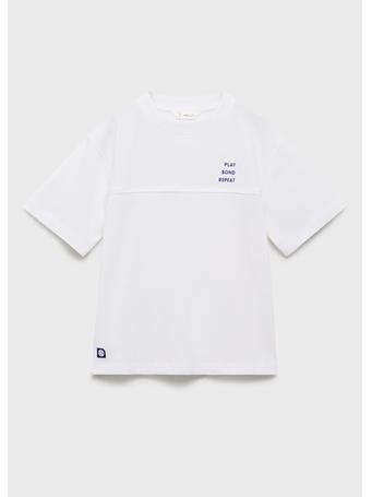 MANGO - Short-sleeved Printed T-shirt IVORY