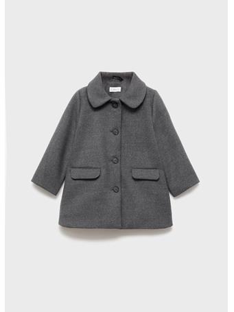 MANGO - Cloth Midi-coat GREY
