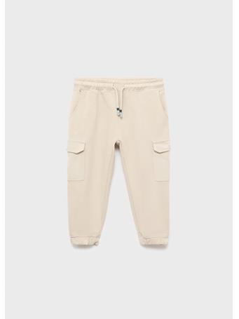 MANGO - Cargo Joggers With Drawstring LIGHT BROWN