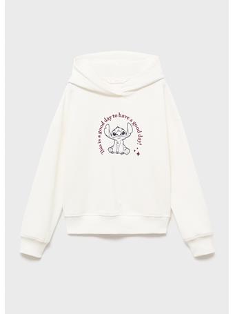 MANGO - Lilo And Stitch Sweatshirt IVORY