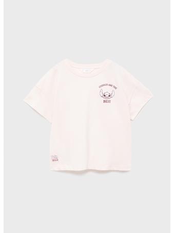MANGO - Lilo And Stitch T-shirt PINK