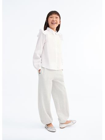 MANGO - Cotton Joggers With Elastic Waist GREY