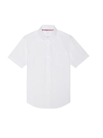 FRENCH TOAST - Boys Short Sleeve Classic Dress Shirt WHITE