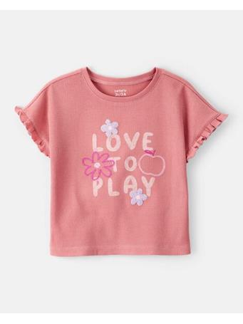 CARTERS - Toddler Girl Love To Play Short-Sleeve Graphic Tee MED PINK