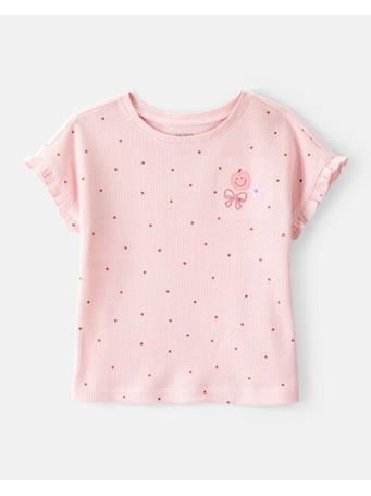 CARTERS - Toddler Girl Polka Dot Short-Sleeve Top PINK