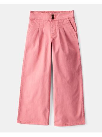 CARTERS - Kid Twill Wide Leg Pants ROSE
