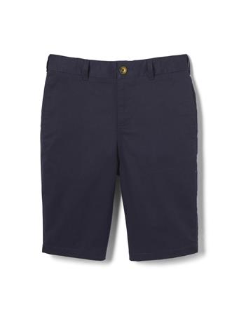 FRENCH TOAST - Boys Adjustable Waist Stretch Flat Front Shorts NAVY