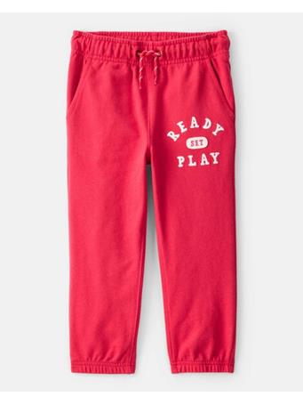 CARTERS - Toddler Boy French Terry Jogger RED