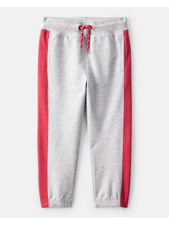 CARTERS - Toddler Boy Striped French Terry Joggers GREY