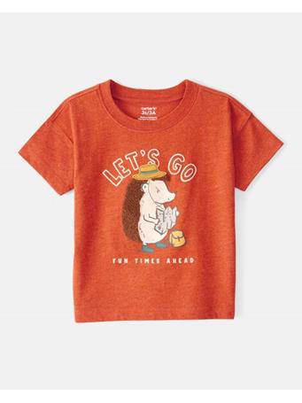 CARTERS - Toddler Boy Hedgehog Short-Sleeve Graphic Tee ORANGE