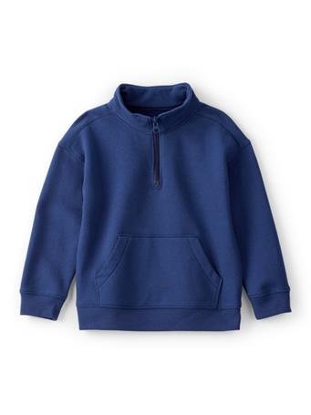 CARTERS - DayDream Fleece Quarter Zip Sweatshirt NAVY