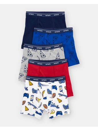 CARTERS - Toddler Boy 5-Pack Print Boxer Brief Underwear MULTI